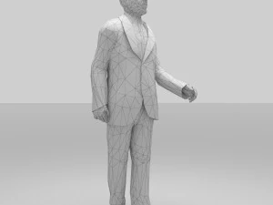 man officer 02 3D Model