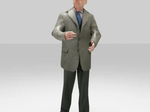 삼촌 장교 3D 모델