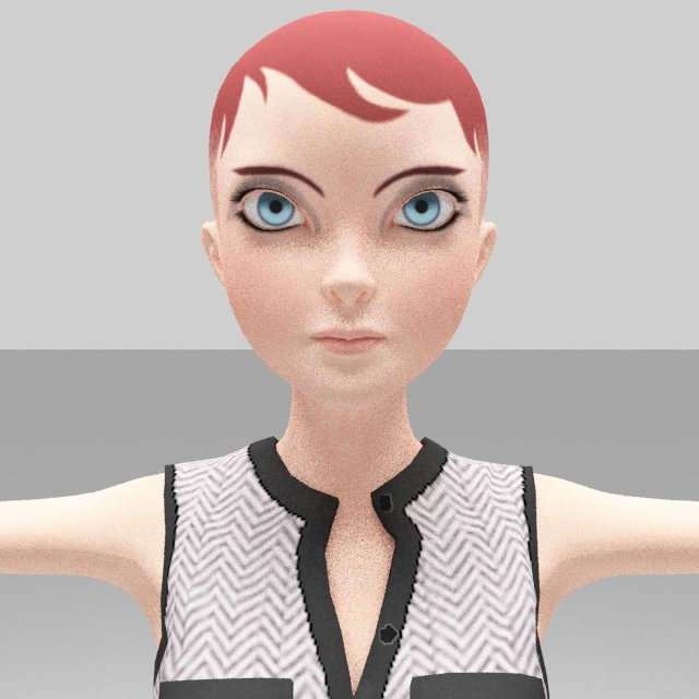 ellysa girls 3D Model .c4d .max .obj .3ds .fbx .stl .blend 