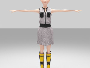 ellysa girls 3D Model