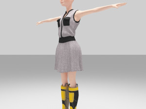 ellysa girls 3D Model