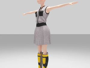 ellysa girls 3D Model