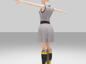 ellysa girls 3D Model