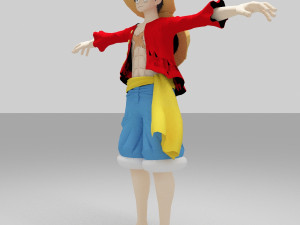 lutfi one piece Model 3D