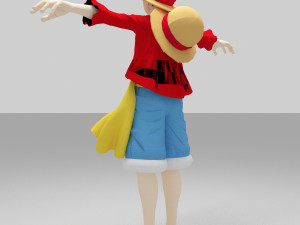 lutfi one piece Model 3D