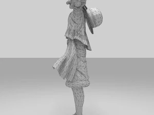 l&uuml;tfi tek par&ccedil;a 3D Model