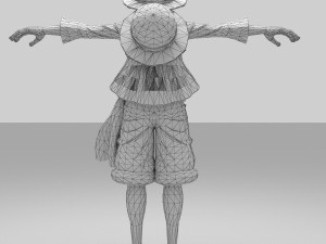 lutfi one piece Model 3D