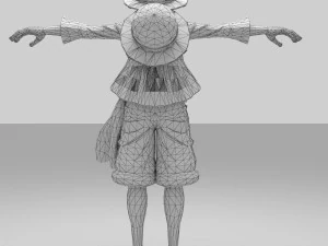 l&uuml;tfi tek par&ccedil;a 3D Model