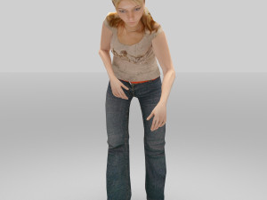 angelia girls Model 3D