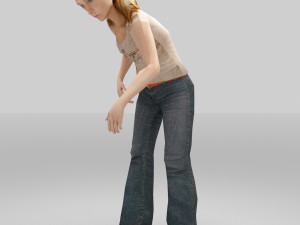 angelia girls Model 3D
