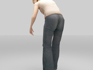 angelia girls Model 3D
