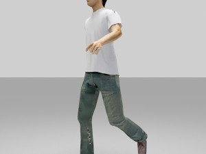 jones man Modello 3D