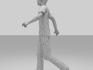 jones man Modello 3D