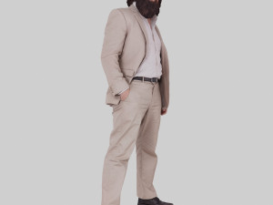 man officer 3D Model