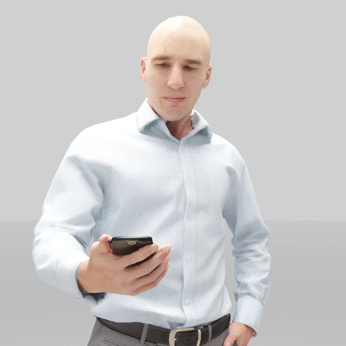 man officer 12 3D Model .c4d .max .obj .3ds .fbx .stl .blend