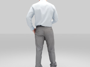 man officer 12 3D Модель