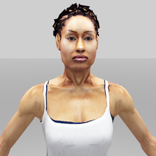 riana Modelo 3D .c4d .max .obj .3ds .fbx .stl .blend 