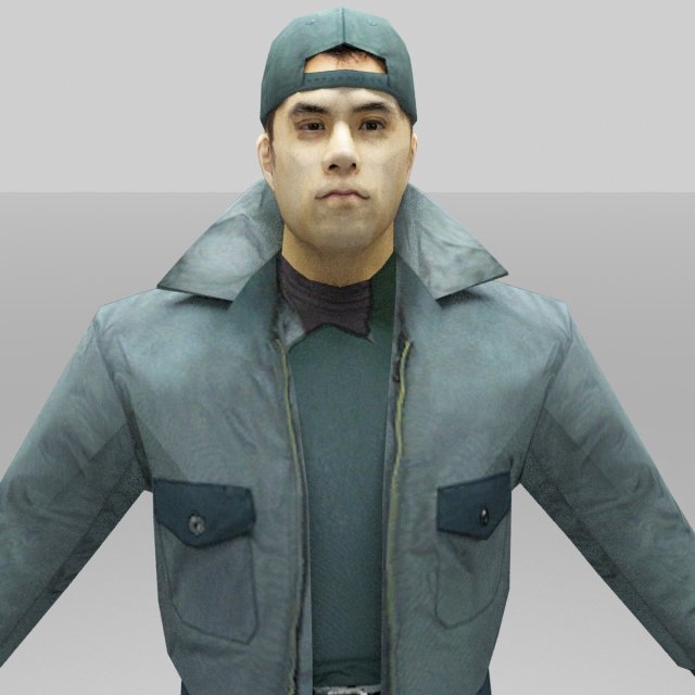 man 03 Model 3D .c4d .max .obj .3ds .fbx .stl .blend 