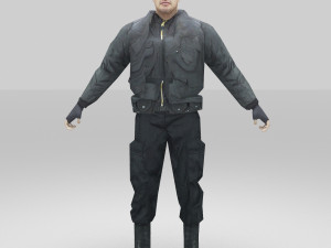 fbi police Modelo 3D
