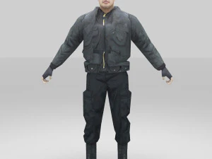 fbi police 3D Model