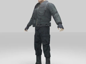 fbi police 3D Model