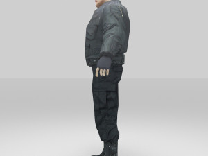 fbi police Modelo 3D