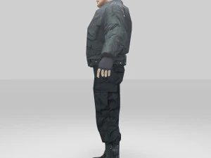 fbi police 3D Model