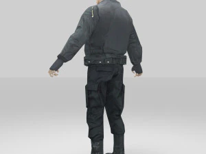 fbi police 3D Model