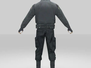 fbi police 3D Model