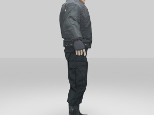 fbi police Modelo 3D