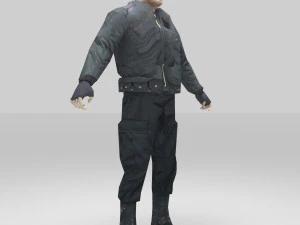 fbi police 3D Model