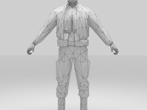 fbi police Modelo 3D