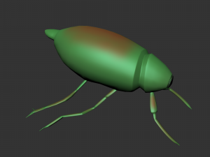 Insect Xylotrupes 3D Model