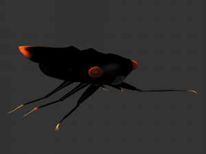 Insect Cryptotympana aquila 3D Model