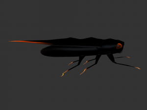 Insect Cryptotympana aquila Modèle 3D