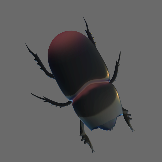 Insect Trichogormphus martabani 3D Модель .c4d .max .obj .3ds .fbx .stl .blend 