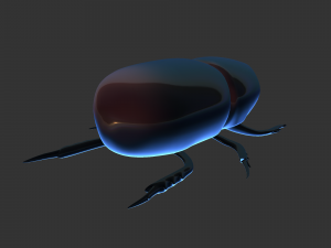 Insect Trichogormphus martabani 3D Модель