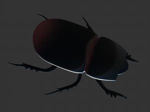 Insect Trichogormphus martabani 3D Модель