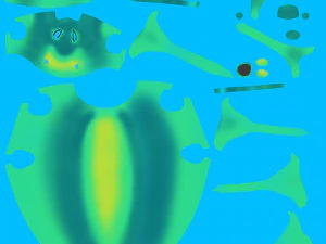 Insect Chrysochroa rajah 3D Model