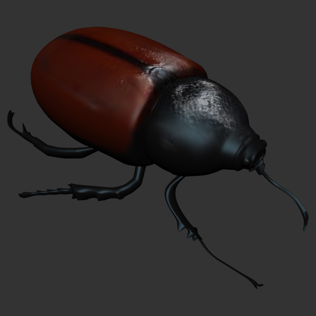 Insect Tupatolus gradiliscornis Modelo 3D .c4d .max .obj .3ds .fbx .stl .blend 
