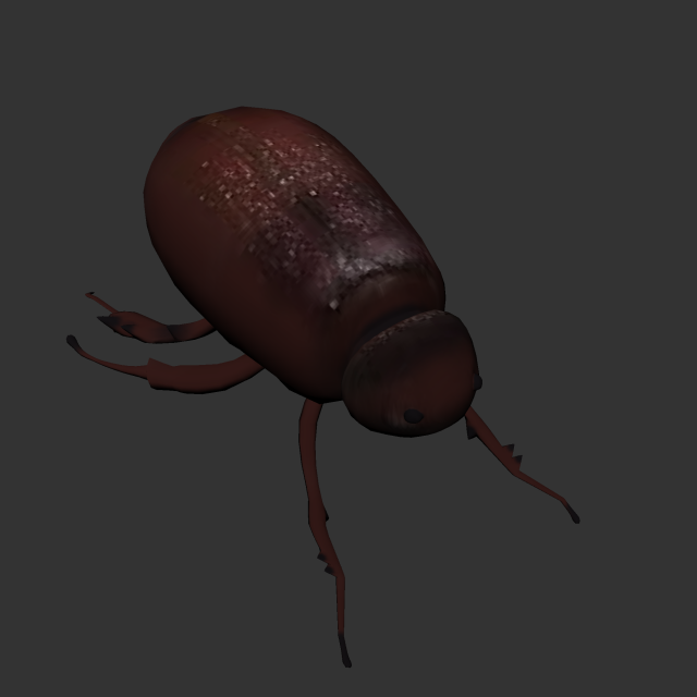 Insect Lepidiota stigma 3D मॉडल .c4d .max .obj .3ds .fbx .stl .blend 