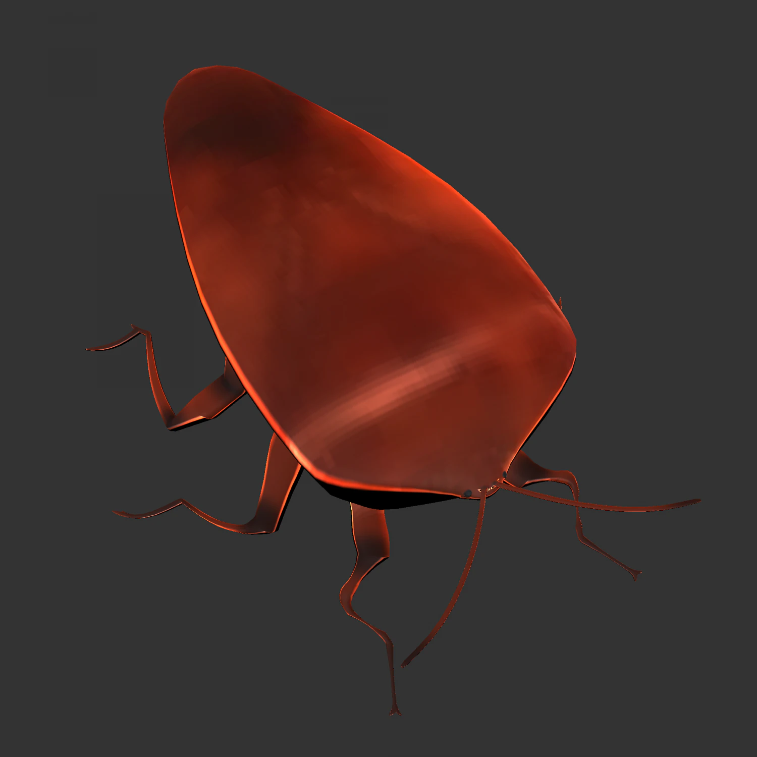 Насекомое Rholulus Sp 3D Модель .c4d .max .obj .3ds .fbx .stl .blend 