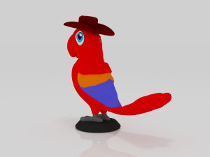 Bird parrots Model do druku 3D