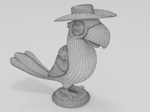Bird parrots 3D Print Model