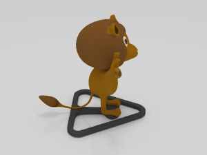 LIon scares 3D miniature table 3D 프린트 모델