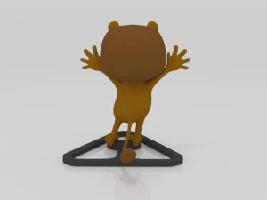 LIon scares 3D miniature table 3D Print Model