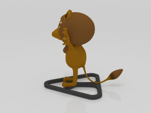 LIon scares 3D miniature table 3D 프린트 모델