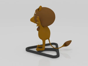 LIon scares 3D miniature table 3D Print Model