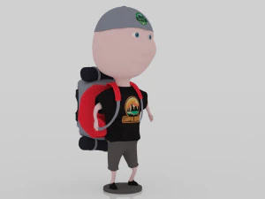 Mountain climber 3D miniature 3D Print Model