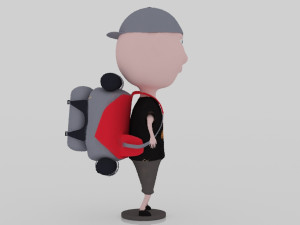 Mountain climber 3D miniature Modelo de impresión 3D